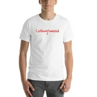 Недефинирани подаръци 2xl ръкописна тениска с къс ръкав на Collingswood