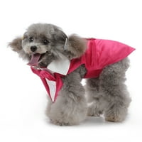Jiaroswwei рокля за домашни любимци, закрепващ колан за закрепване на колан за домашни любимци кученце без ръкави дрехи смокинг смокинг