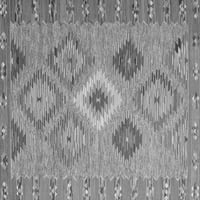 Ahgly Company Indoor Rectangle Southwestern Grey Country Area Rugs, 5 '7'