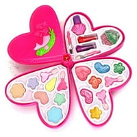 Сърце случай преструвам игра играчка грим комплект случай, безопасен, нетоксичен, миещи се, формулиран за деца