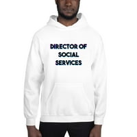 Tri Color Director of Social Services Hoodie Pullover Sweatshirt от неопределени подаръци