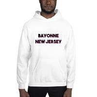 Два тона Bayonne New Jersey Hoodie Pullover Sweatshirt от неопределени подаръци