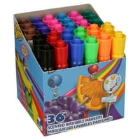 Г -н Sketch ароматизирани маркери за миене, върха на длето, разнообразни цветове, брой
