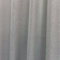 Ексклузивни домашни завеси Biscayne Indoor Outdoor два тона текстуриран громб Громб двойка панел за завеси, 54x63, сребро