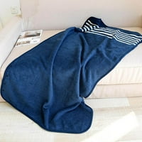 Просвет носено карирано руно одеяло с бутон Nordic Shawl одеяла за офис сън зимен топло пътуване диван легло хвърляне на одеяло