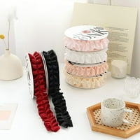 Roll Flower Wrapping Ribbon Пълчик дизайн Рециклируеми аксесоари за коса, правейки DIY панделка Домашни консумативи