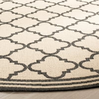 Linden Danny Geometric Area Rug, Rust Cream, 5'1 7'6