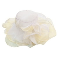 Gotyou Hat Wide Flounce Cocktail Tea Party Bridal Dress Church Hat