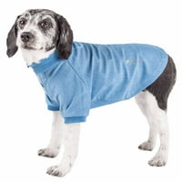 Pet Life ® Активен „Fur-Flex“ разтягане и бързо сух анти-одор фитнес йога куче тениска