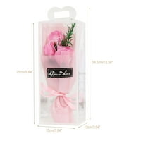 Подарък за сапун на учителския сапун Bo Rose Love Creative Romantic Gift Statery strate Promodores Gifts Pink