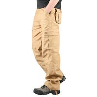 Mafytytpr гореща продажба Днес мъжки панталони Просвещение Мъжки плюс размер чист памук Мултичове за износване на гащеризони