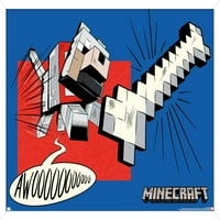 Minecraft - Плакат за костна стена с бутилки, 22.375 34