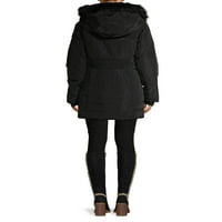 Първо асиметрично дамско палто с качулка от Фау