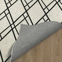 Чип Черно зона килим от Кавка Дизайнс