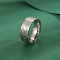 Египетски пръстен, гравиращ пръстен от неръждаема стомана улични дрехи бижута изпраща приятели парти личностни бижута аксесоари