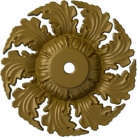 Ekena Millwork 5 8 OD 1 4 P Needham таван медальон, ръчно боядисано злато