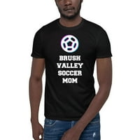 3XL Tri Icon Brush Valley Soccer Mom Мама с къс ръкав памучна тениска от неопределени подаръци