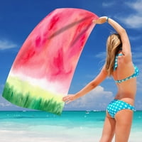 Square Beach Cutel Clearance Fruit Microfiber Beach Towel Супер лека цветна кърпа за кърпа за баня пясъчно одеяло за плаж с многофункционална кърпа за пътуващ басейн