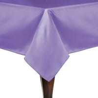 Крайна Текстилна сатенена правоъгълна покривка - за сватба, специално събитие или банкет, виолетово лилаво